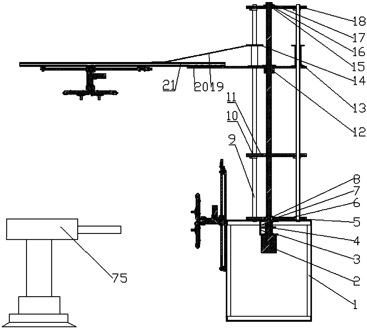 A three-dimensional positioning device for position calibration of industrial manipulator