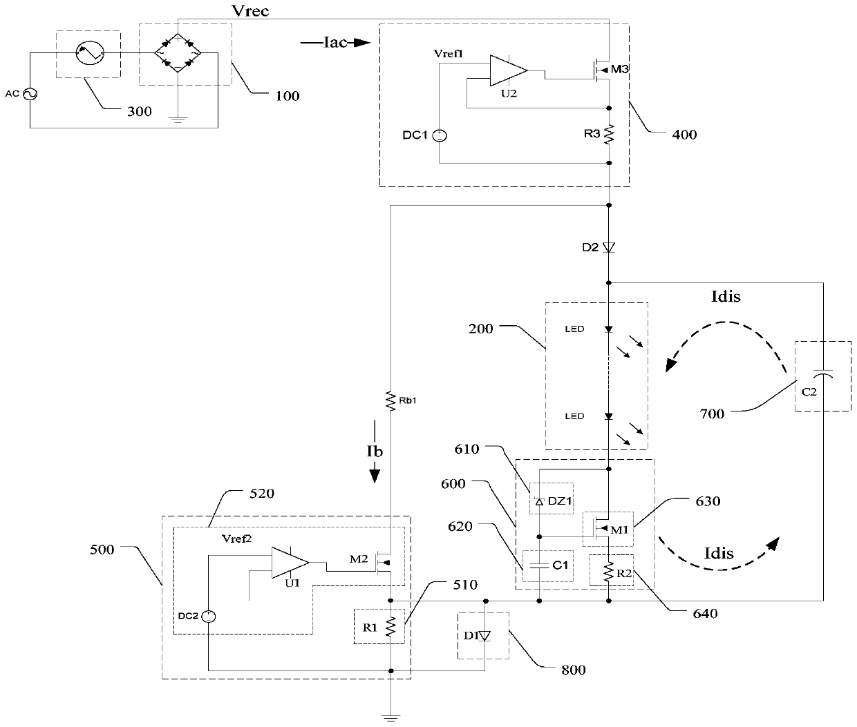 LED drive circuit and drive device