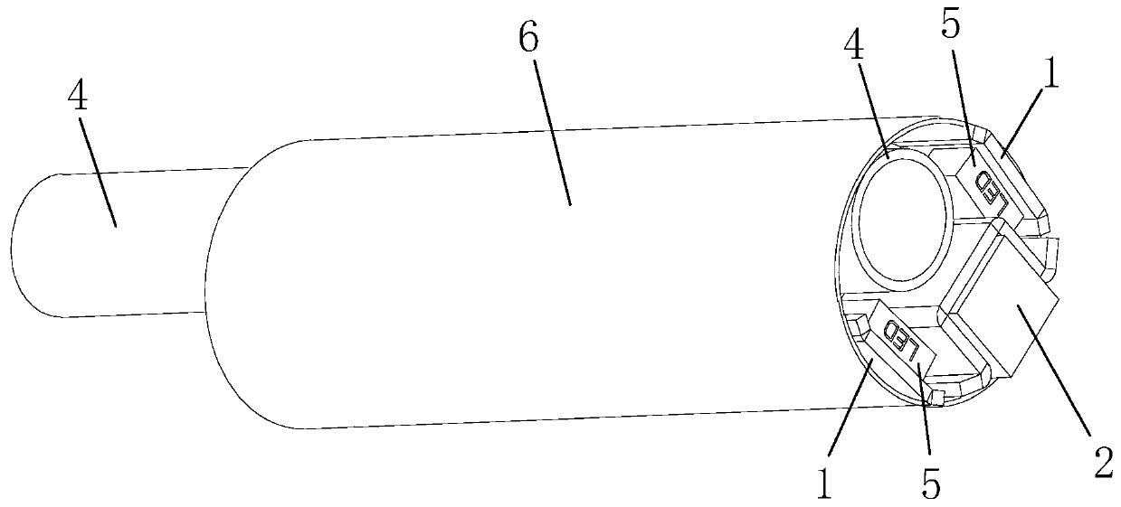 Detection package structure and inside detection device