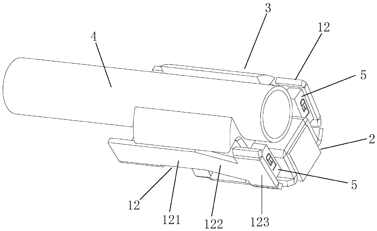 Detection package structure and inside detection device