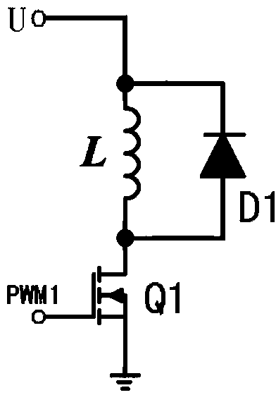 Brushless direct-current generator excitation circuit