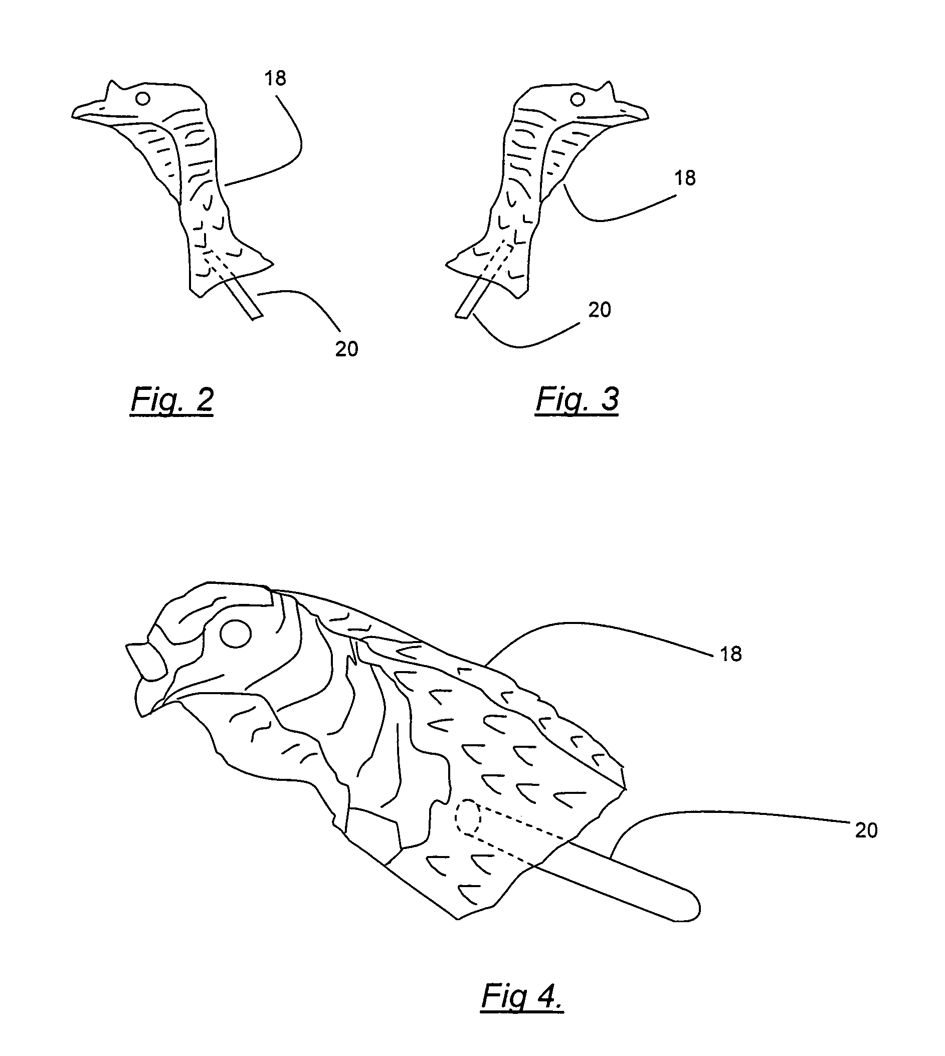 Three-dimensional reactionary turkey target