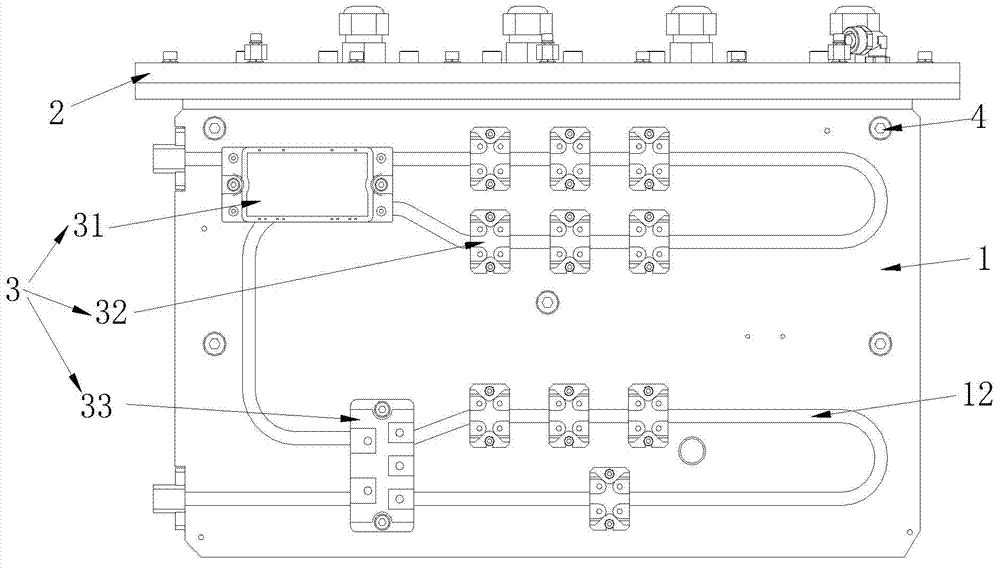 Radiator for high-voltage transformer oil tank and power module