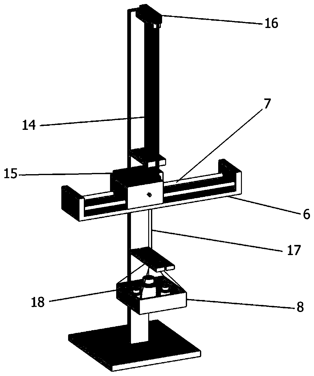 Asphalt adhesive power test device and method