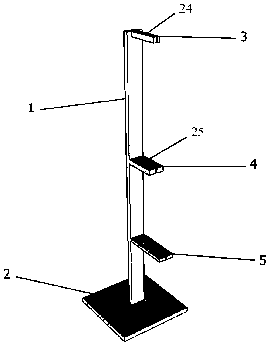 Asphalt adhesive power test device and method