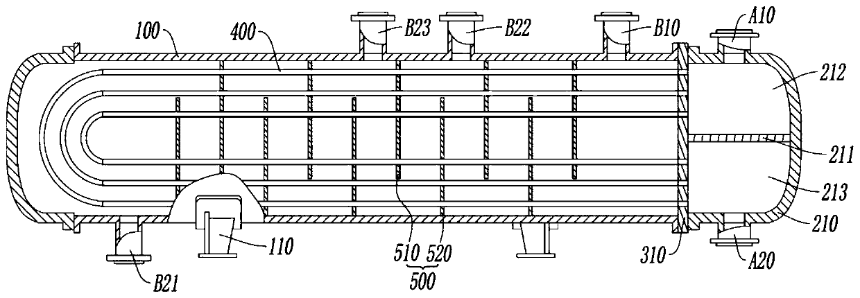 Shell and tube type heat exchanger and control method thereof