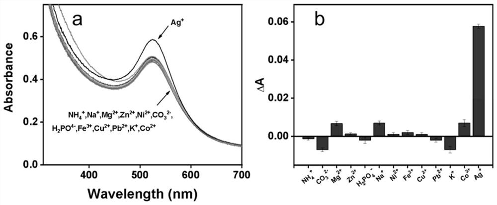 Gold nanoparticle-gold nanocluster composite material as well as preparation method and application thereof