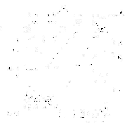 Far infrared space temperature controlling device with adjustable distance