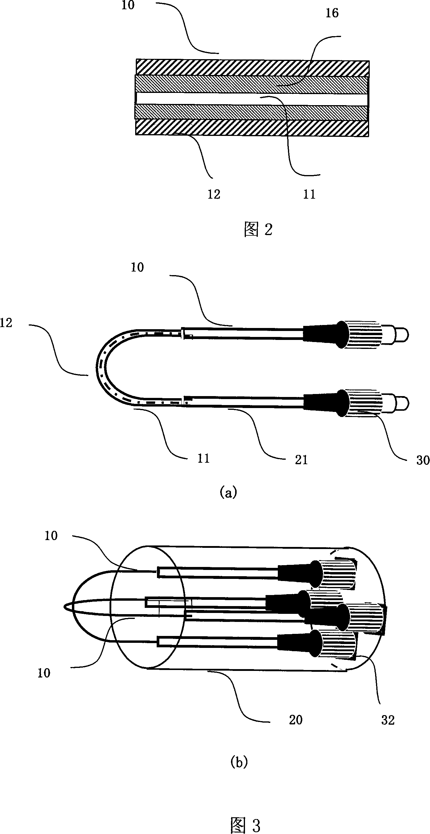 Optical fiber temp/moisture sensor and manufacturing method and metering installation thereof