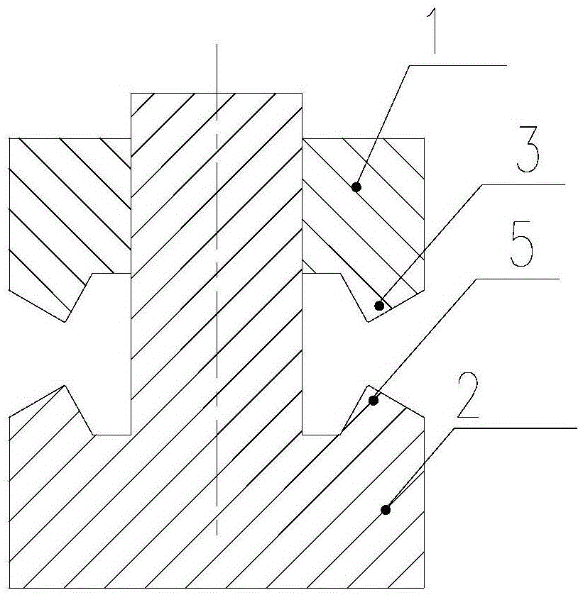 Flanged joint bearing installation device