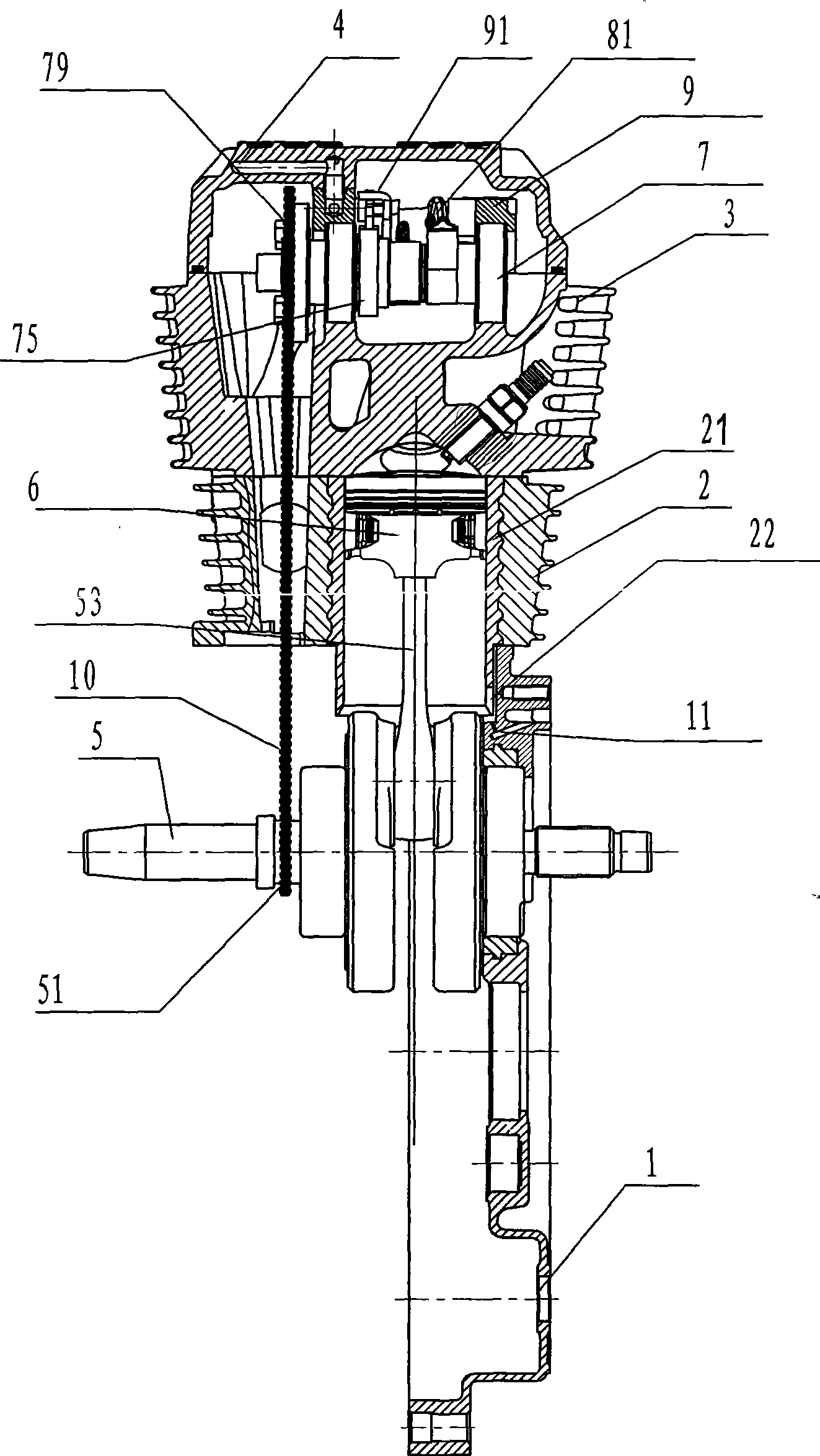 Motorcycle engine