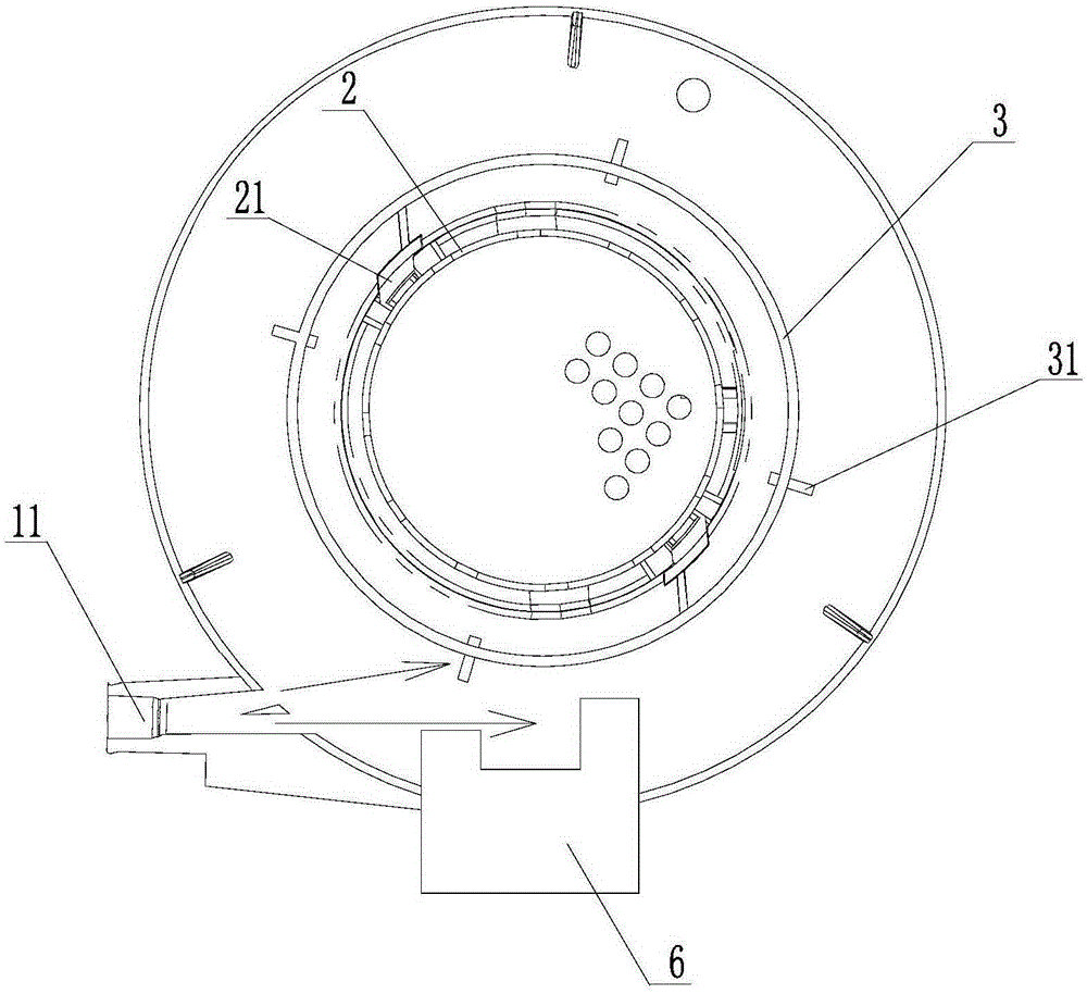 Self-washing system of dishwasher, and dishwasher