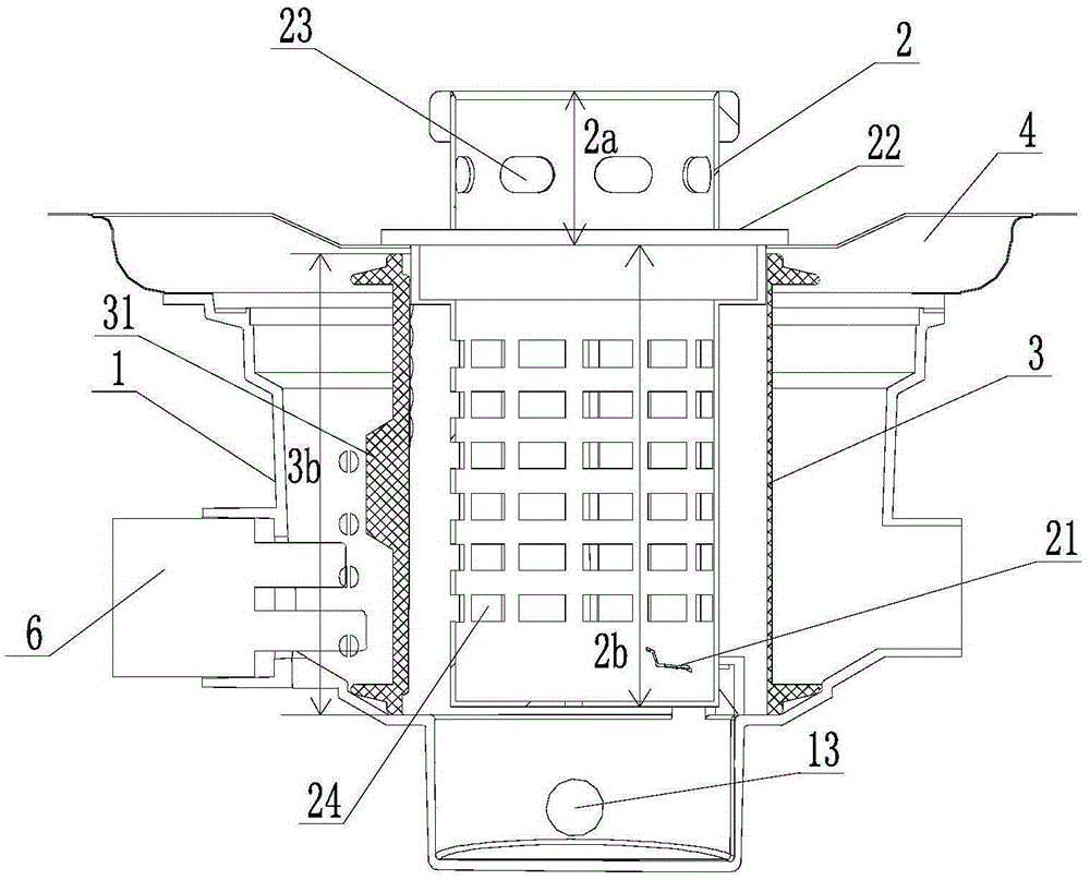 Self-washing system of dishwasher, and dishwasher