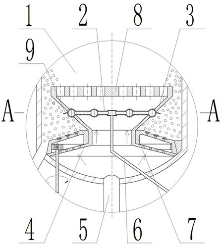 Double-bed composite coal gasifier for burning out carbon-containing fly ash