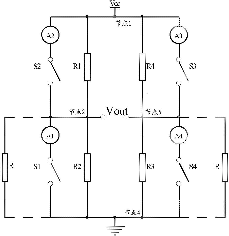 Wheatstone bridge compensation resistance test method