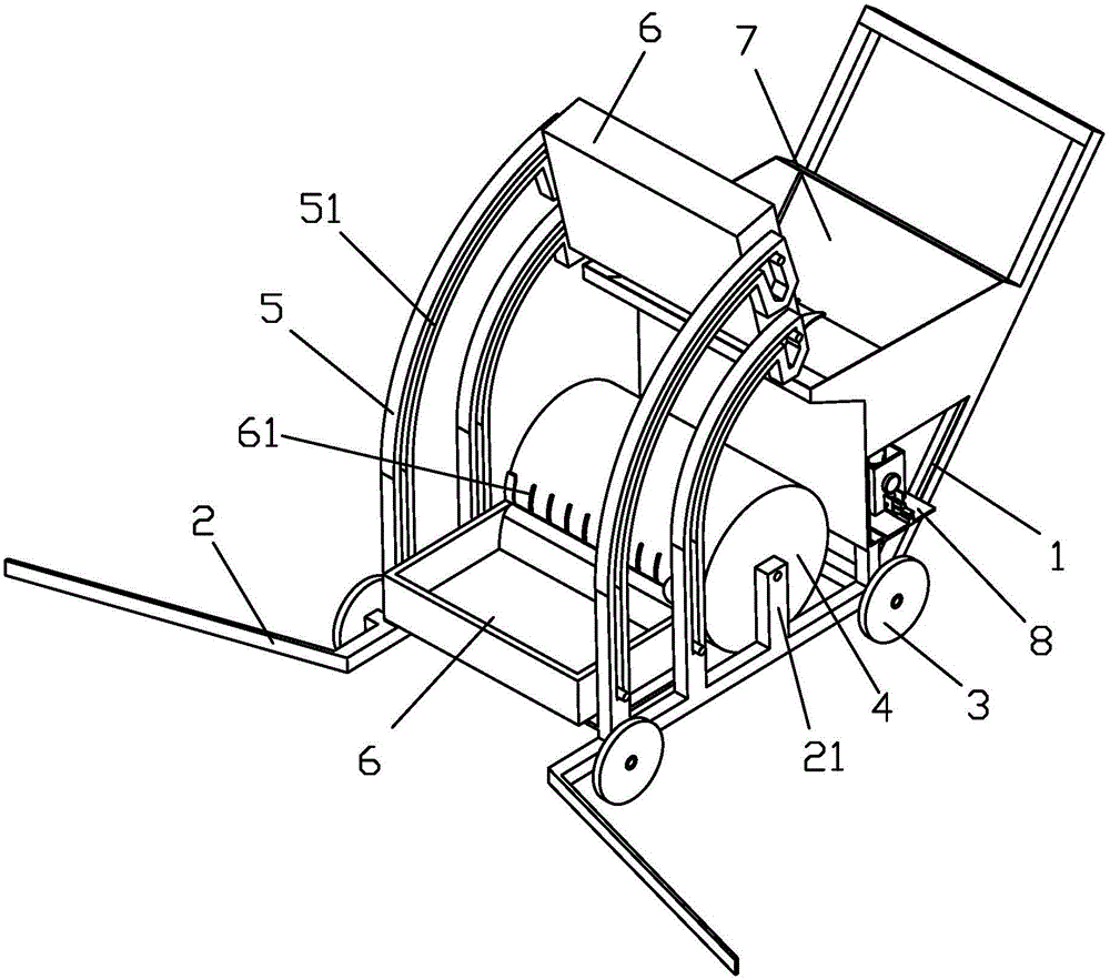 Semi-automatic tennis ball picking up and serving vehicle