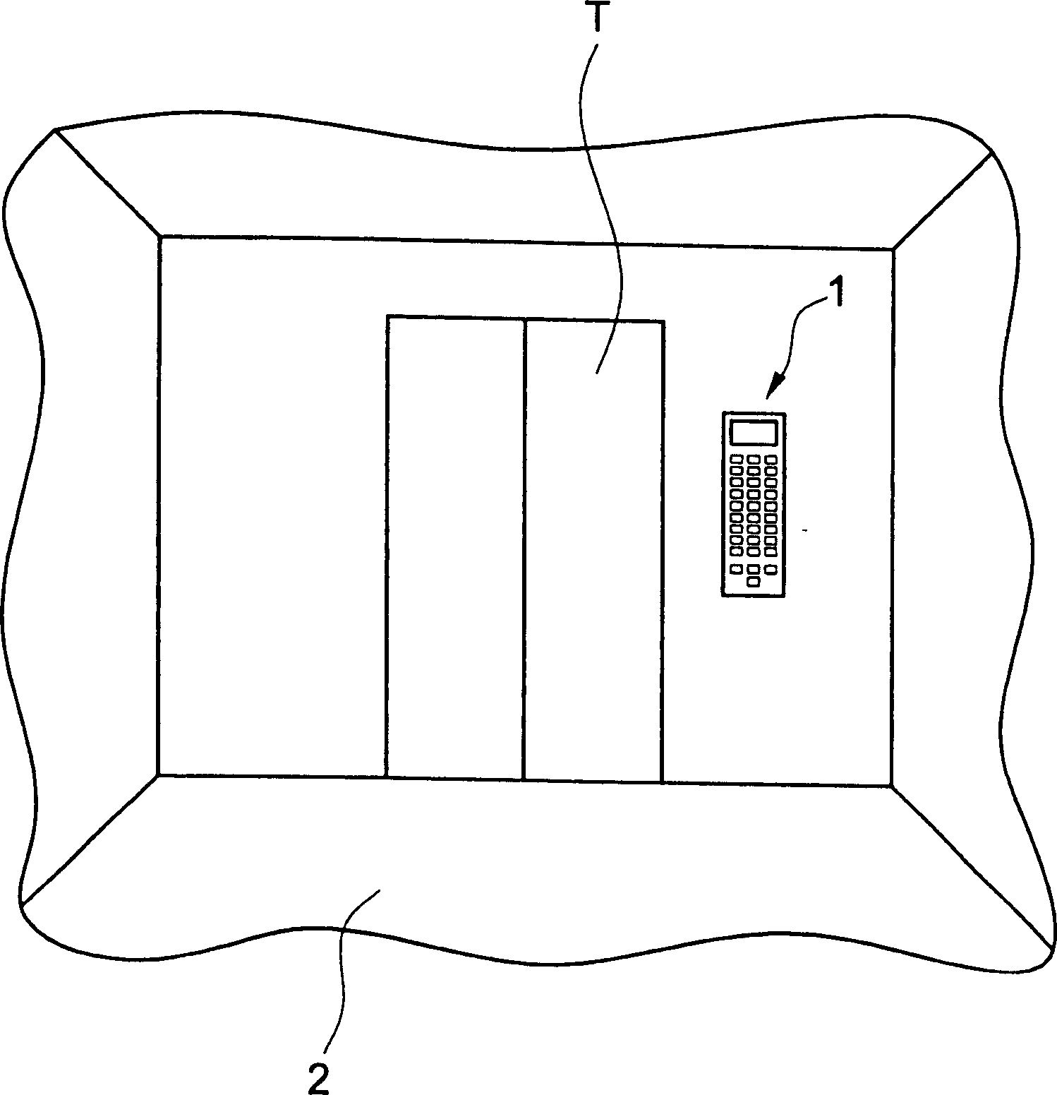 Controlling panel and method for operating same