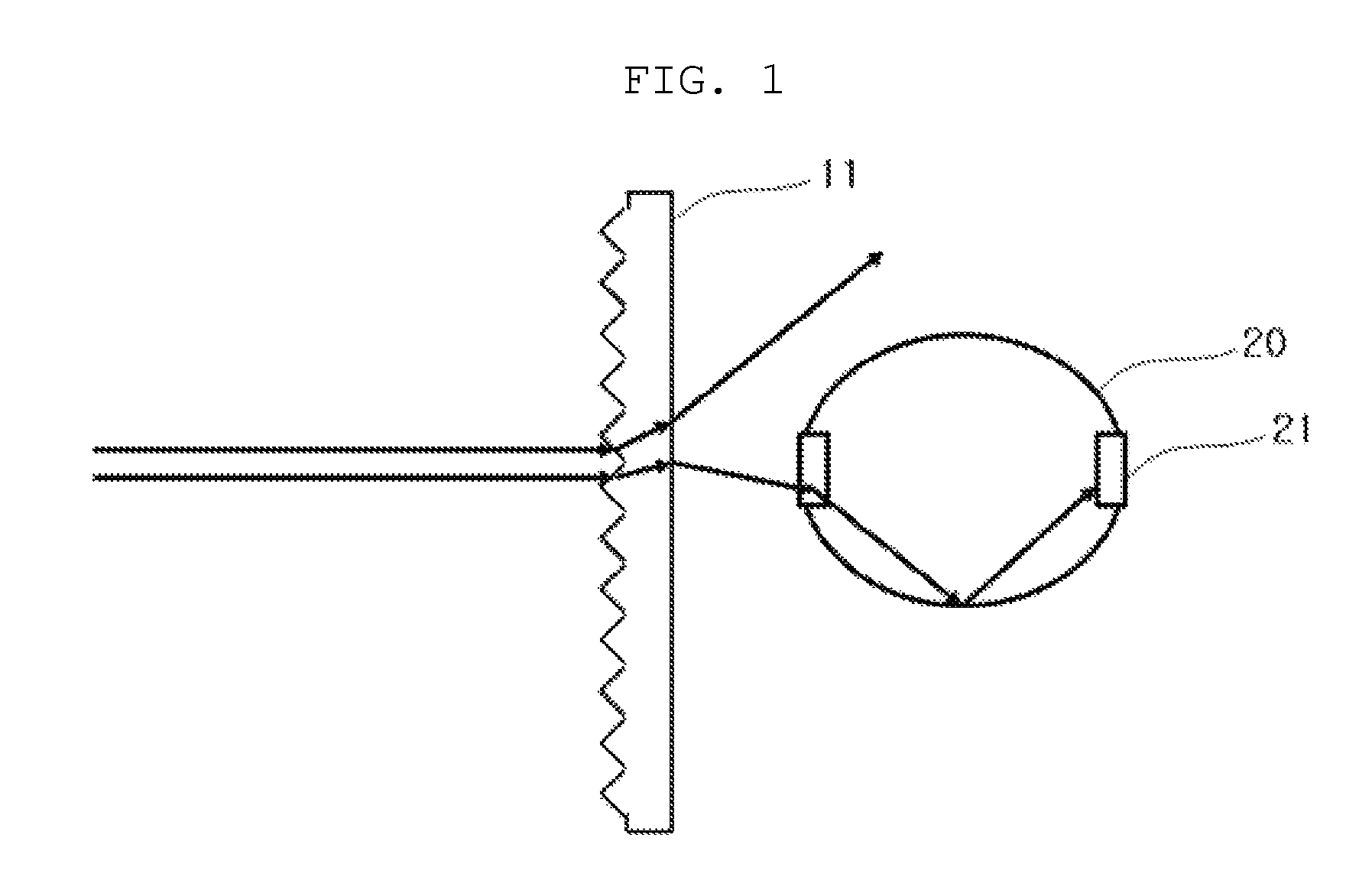 Apparatus for measuring transmissivity of patterned glass substrate