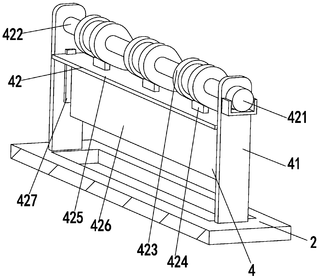 A plastic bottle cutting and environmental protection recycling robot