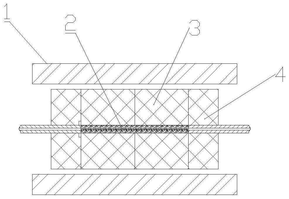 High-temperature and high-pressure microscopic visual flowing device and experimental method