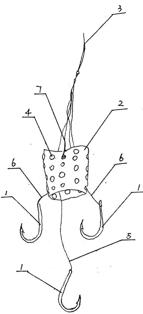 Fishing hook special for fishing bullheads