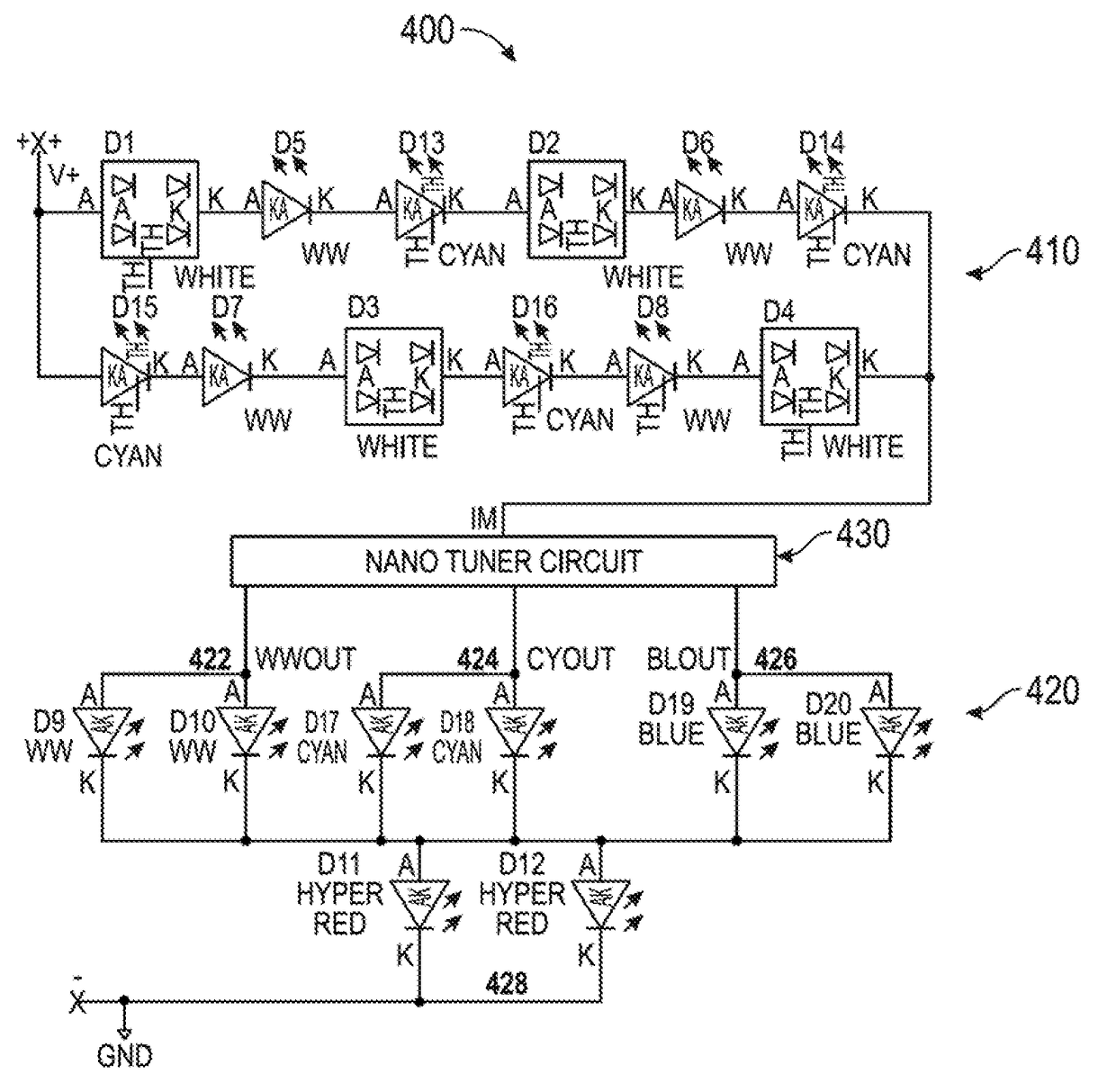 Systems and methods for controlling the spectral content of LED lighting devices