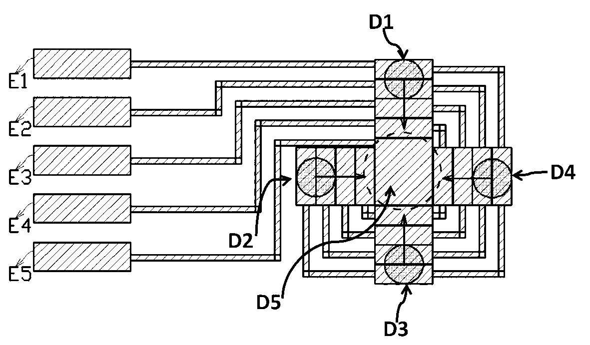 An automated droplet mixing chip with a single plane and a single electrode control method thereof