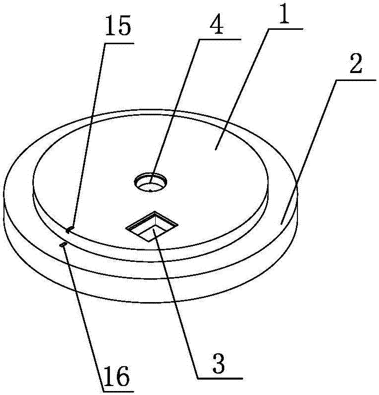 A cable anti-theft manhole cover