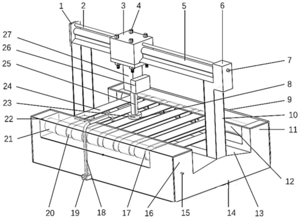 Portable metallographic phase automatic sample grinding device