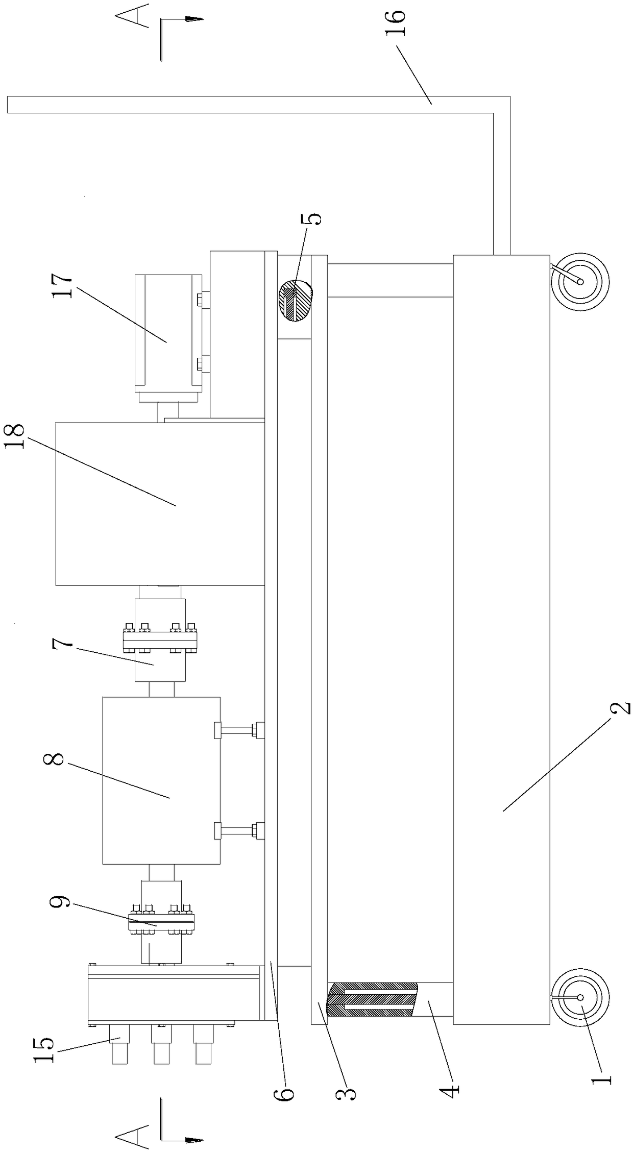 Wheel nut tightening device