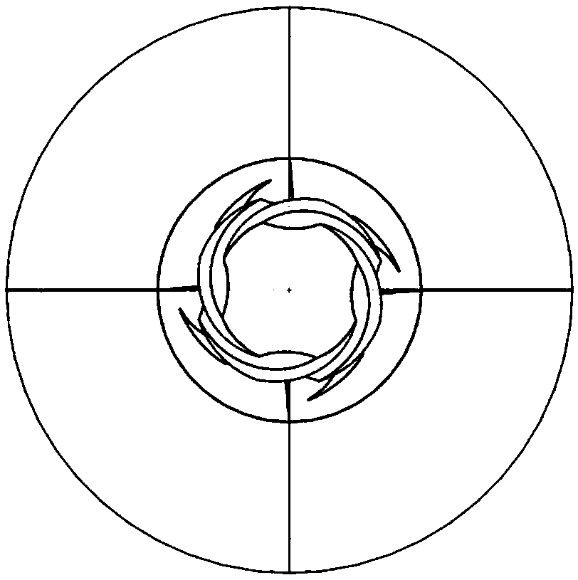 Stirring head for friction stir welding of large gap thin sheet aluminum alloy and welding technology of stirring head