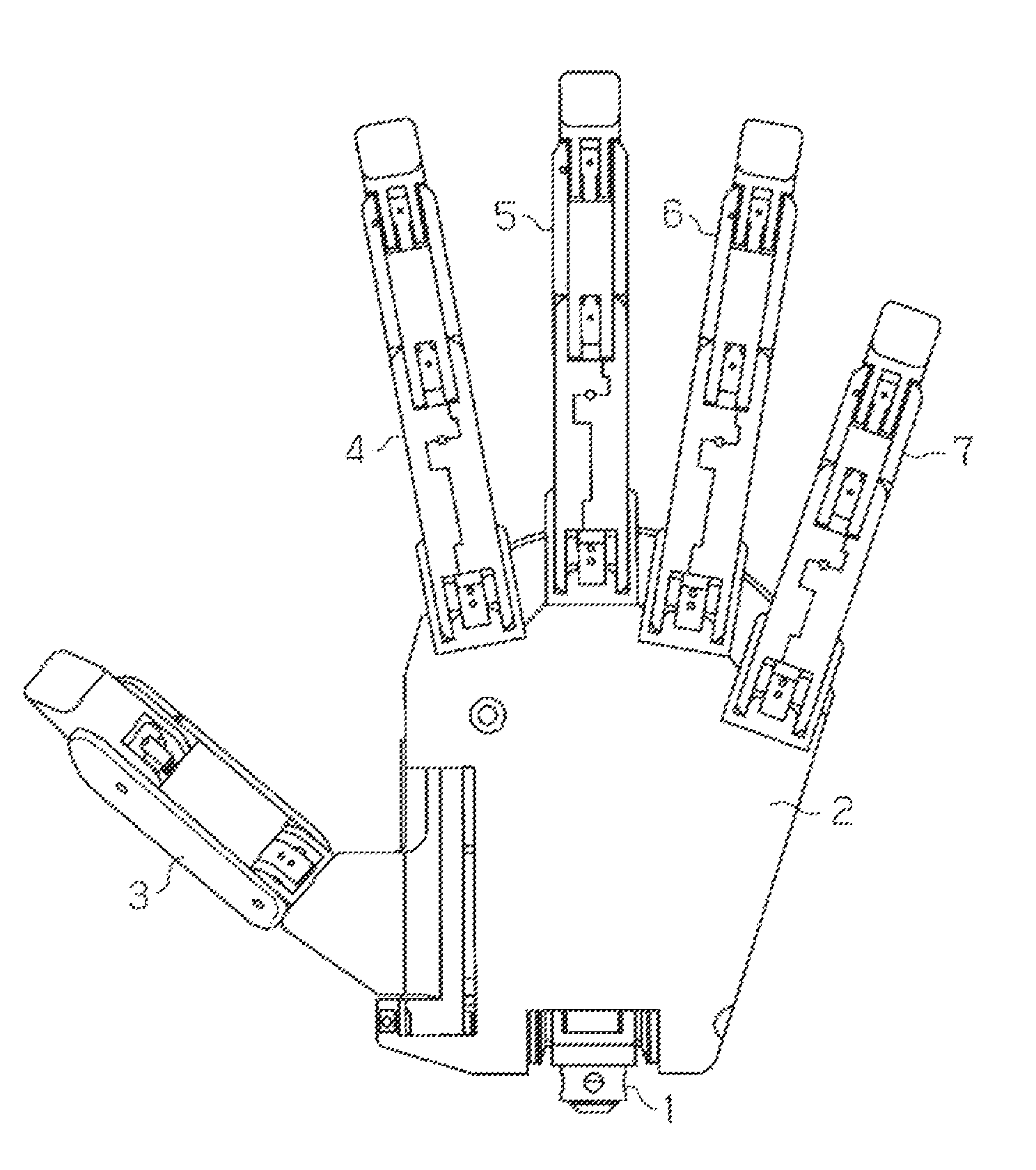 Humanoid electric hand