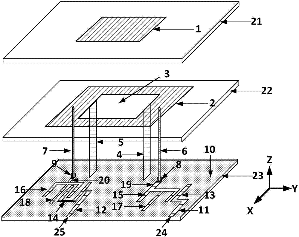 FDD antenna based on dual-mode resonator