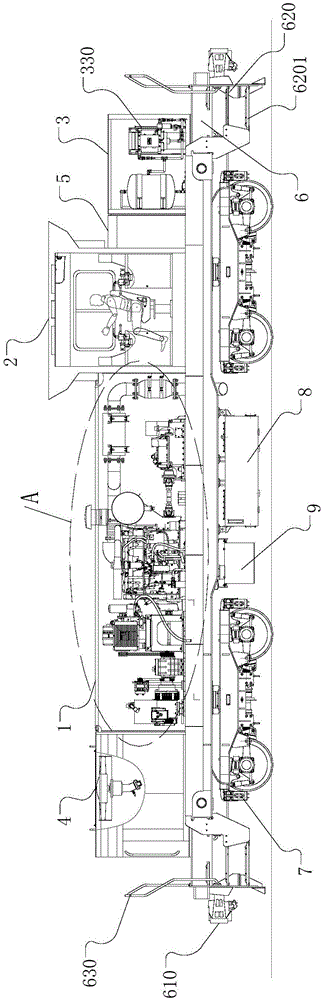 Power system and rail locomotive