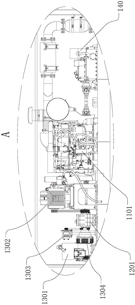 Power system and rail locomotive