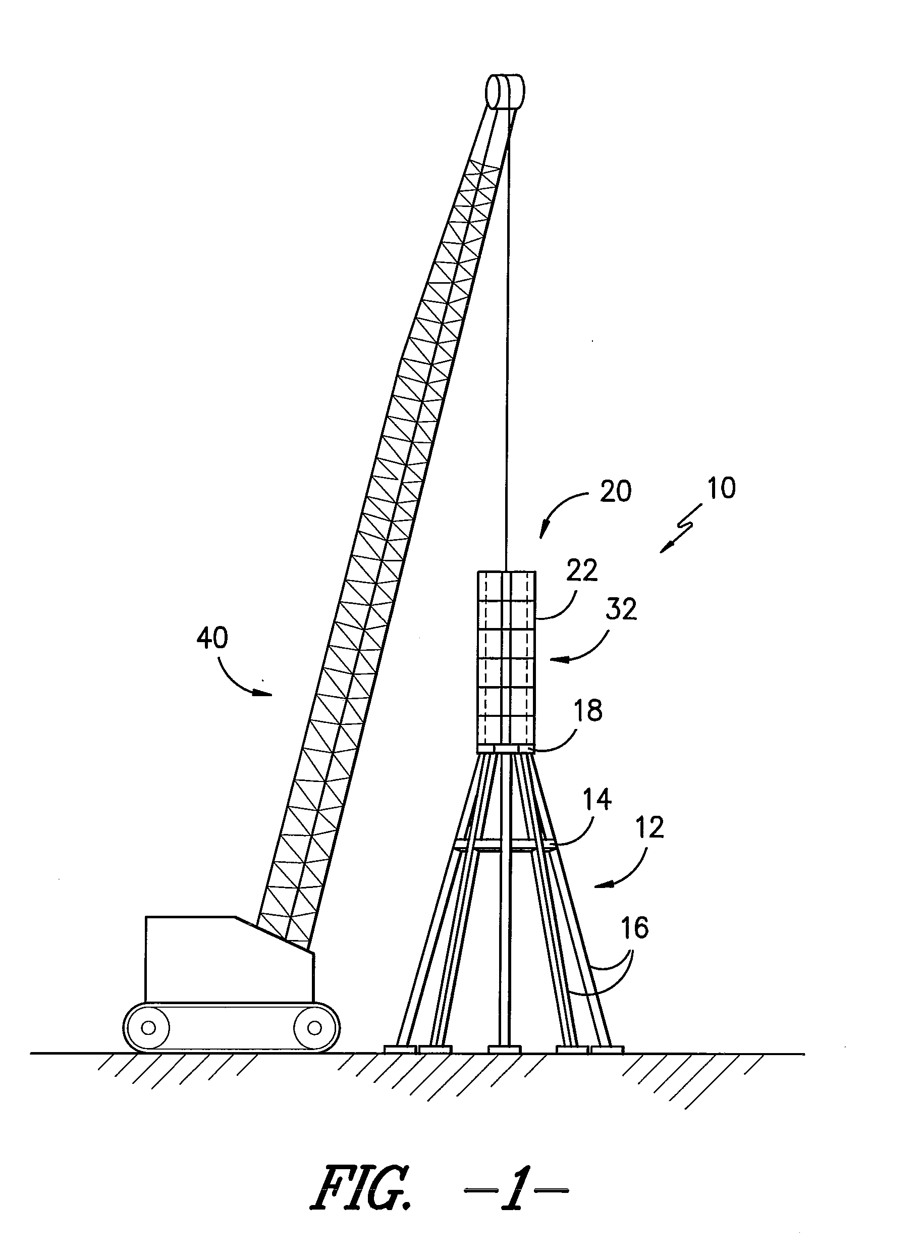 Tower erection system and method