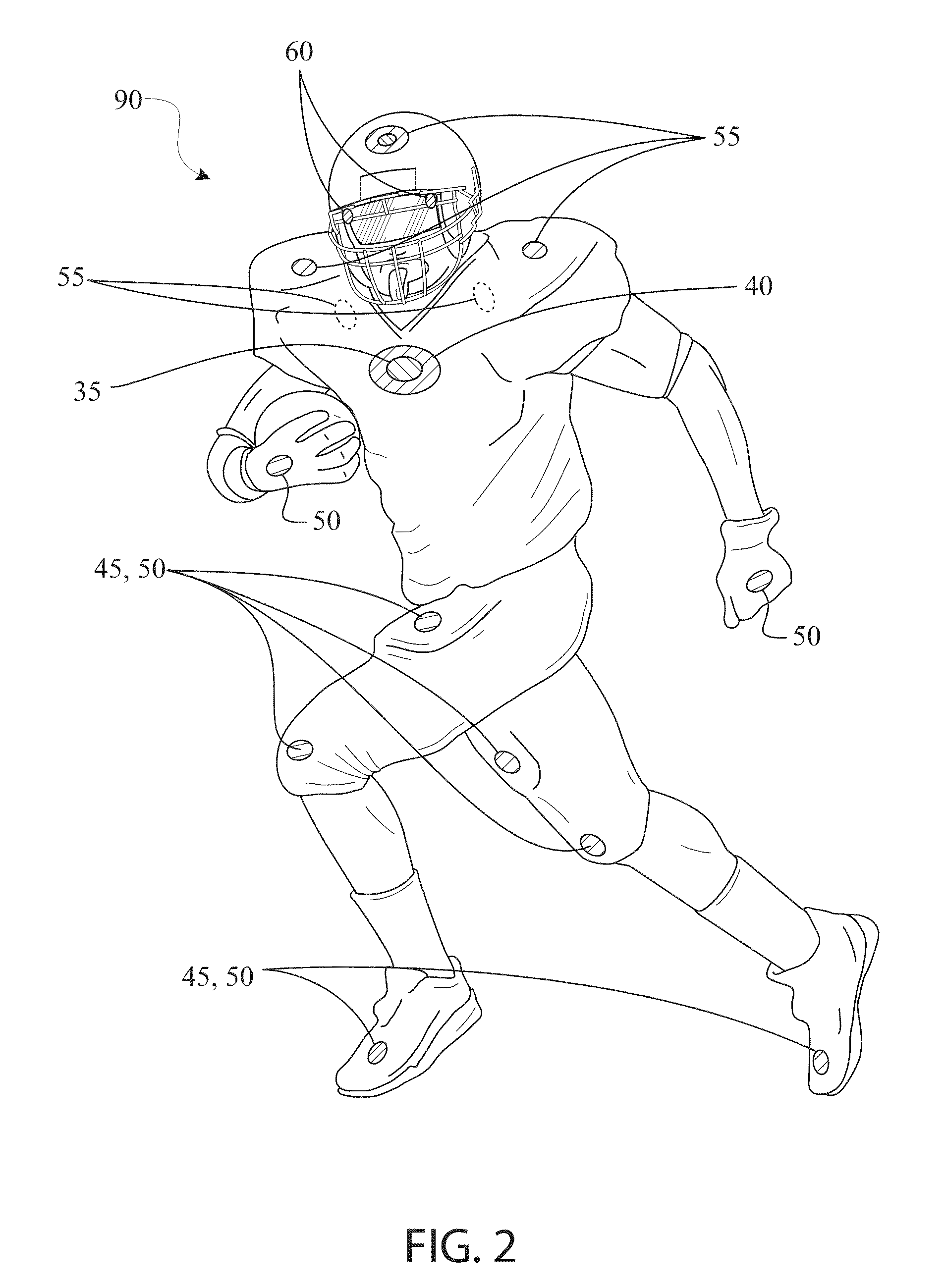 Sports telemetry system for collecting performance metrics and data