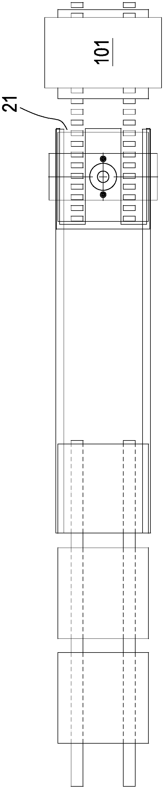 Continuous timber stacking system