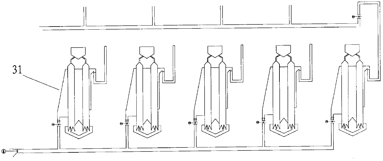 Sintering smoke treatment system and sintering smoke treatment method