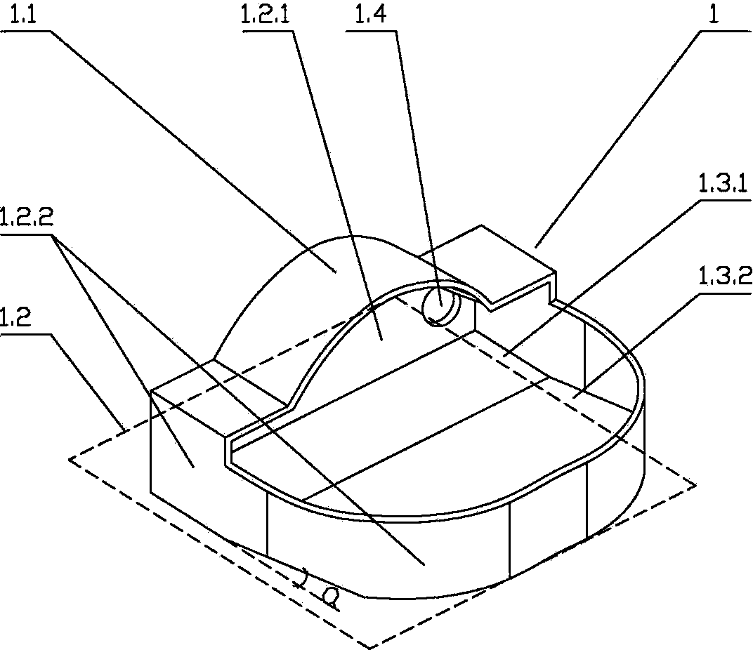 Garlic seed taking ladle, chain type garlic seed metering device and garlic seed metering method