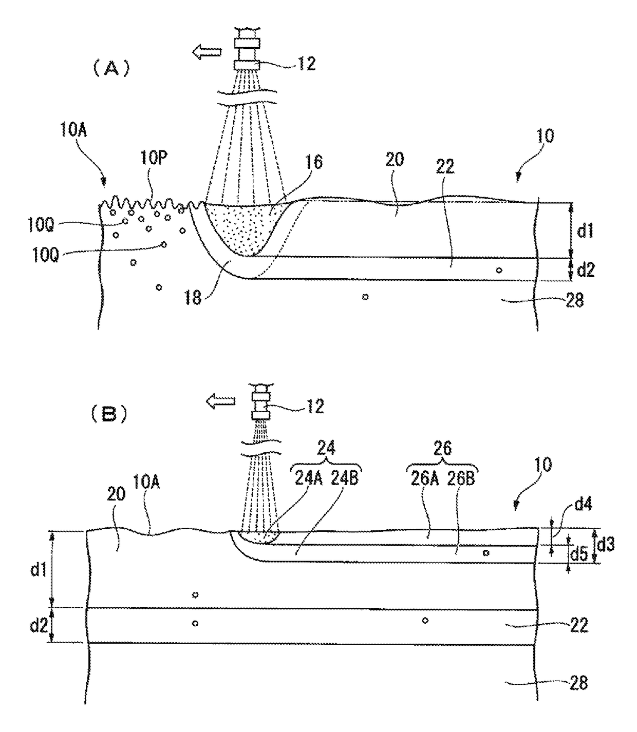 Titanium cast product for hot rolling and method for manufacturing same