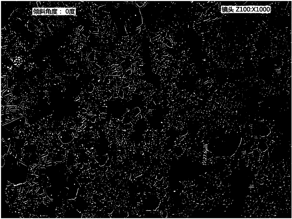 Corrosive for displaying sintering ferrite microstructure and application of corrosive