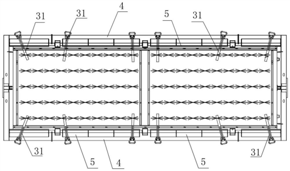 An automatic pressing tooling and turning device