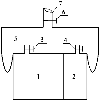 Four-gear air spring with adjustable volume and method for controlling four-gear air spring