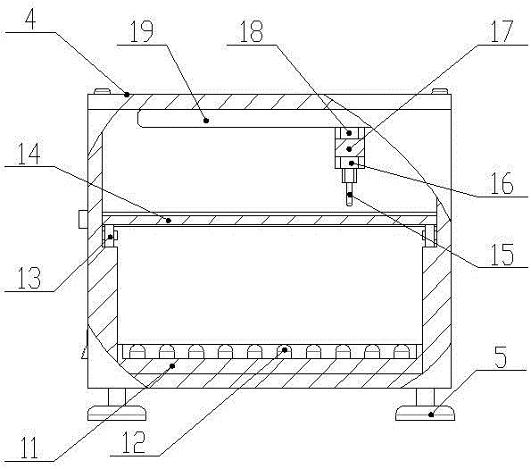 Intelligent rock slice analysis device and analysis method thereof