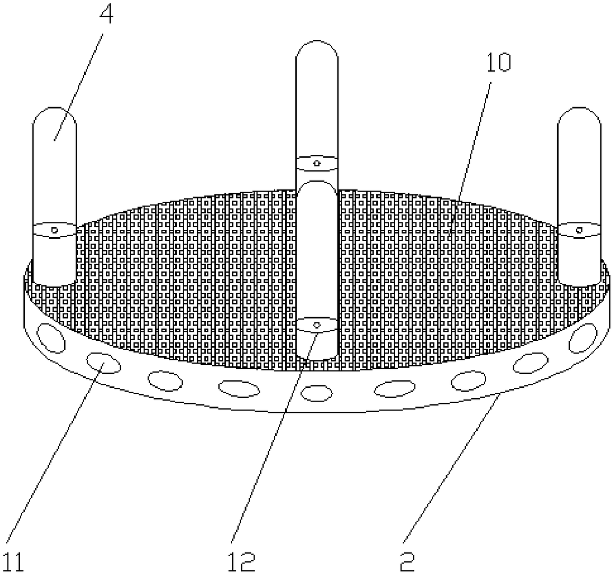 Electronic communicating rod convenient to erect rapidly