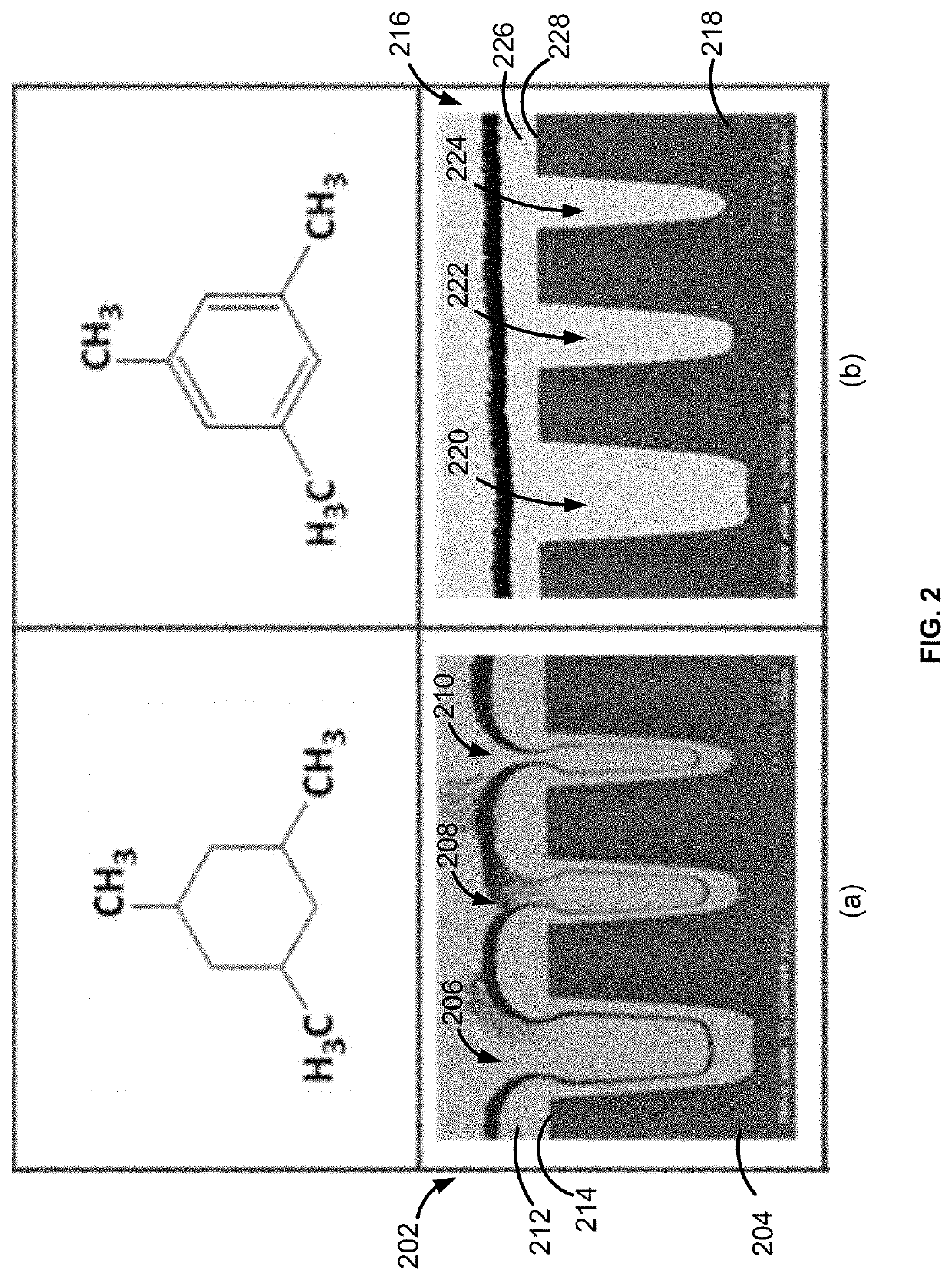 Method of forming a structure including carbon material, structure formed using the method, and system for forming the structure