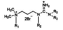 Guanidyl modified quaternary ammonium salt and synthetic method thereof