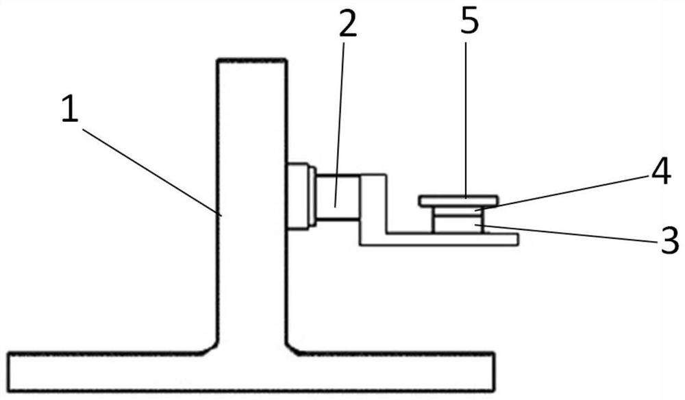 A five-axis laser equipment rtcp calibration device and method