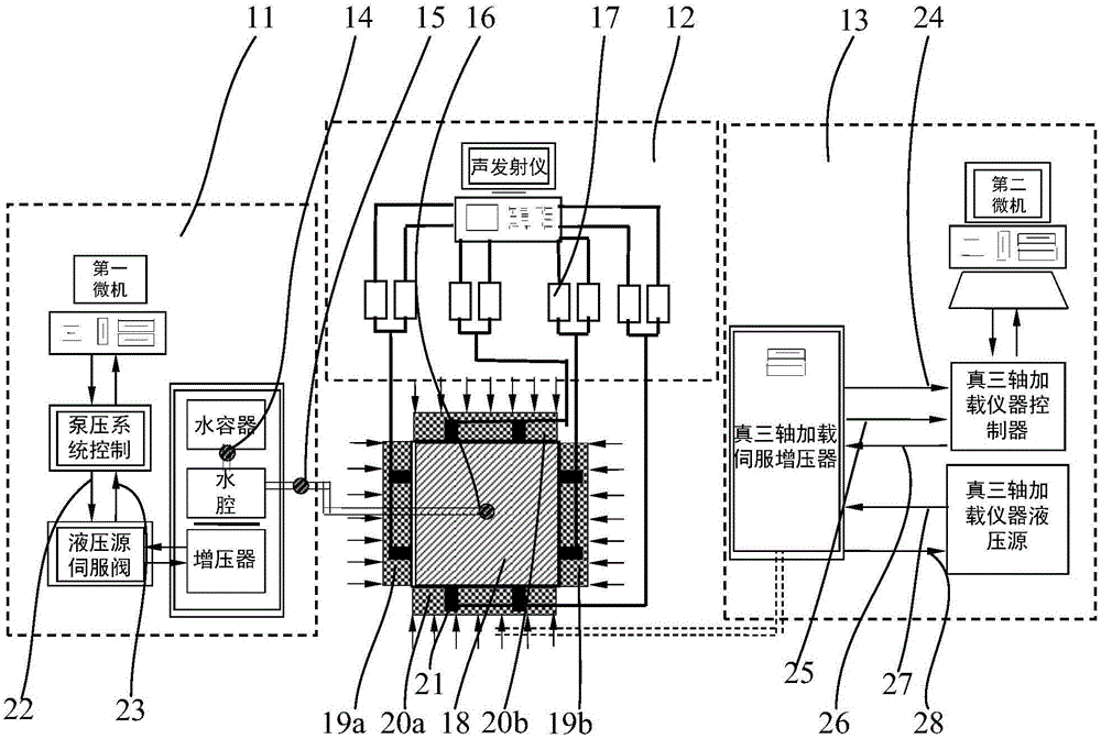 Rock fracturing simulation test specimen with crack, preparation method for rock fracturing simulation test specimen, simulation test apparatus and simulation test method